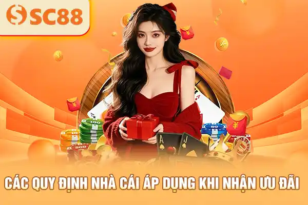 Các quy định nhà cái áp dụng khi nhận ưu đãi