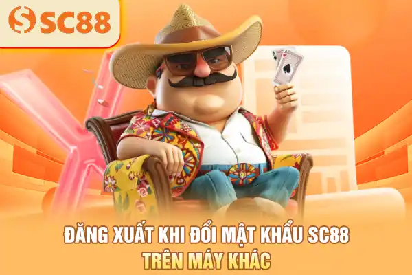 Đăng xuất khi đổi mật khẩu SC88 trên máy khác