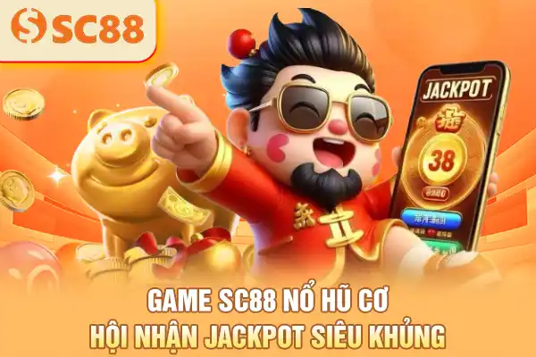 Game SC88 nổ hũ cơ hội nhận jackpot siêu khủng