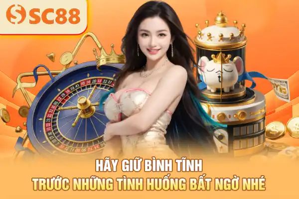 Hãy giữ bình tĩnh trước những tình huống bất ngờ nhé