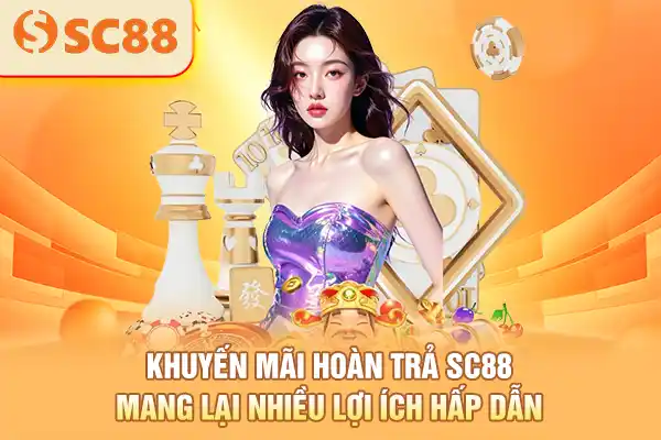 Khuyến mãi hoàn trả SC88 mang lại nhiều lợi ích hấp dẫn