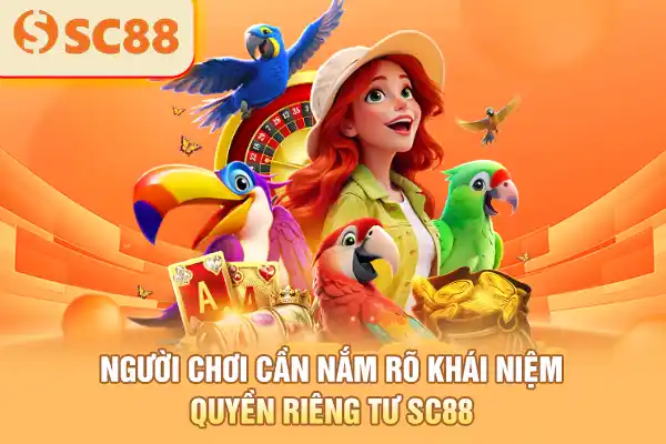 Người chơi cần nắm rõ khái niệm quyền riêng tư SC88