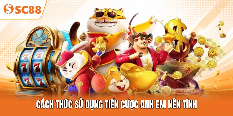 Cách thức sử dụng tiền cược anh em nên tính